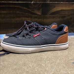 Levi's Boy's Navy and Brown Sneakers